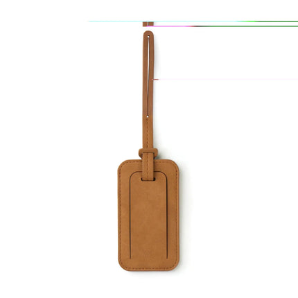 Bosler RCS Luggage Tag In Premium Leather With Discreet Address Label From Signature Collection - hospitality