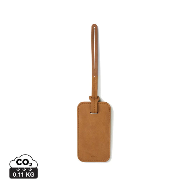 Bosler RCS Luggage Tag In Premium Leather With Discreet Address Label From Signature Collection - hospitality
