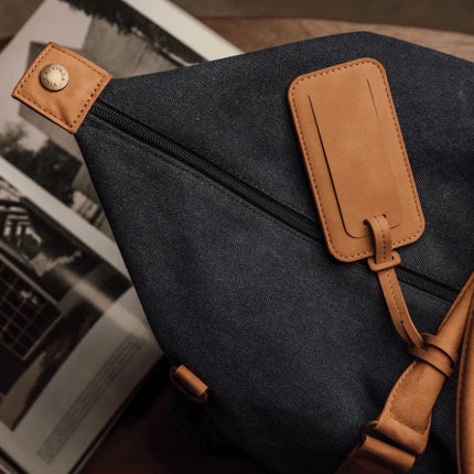 Bosler RCS Luggage Tag In Premium Leather With Discreet Address Label From Signature Collection - hospitality