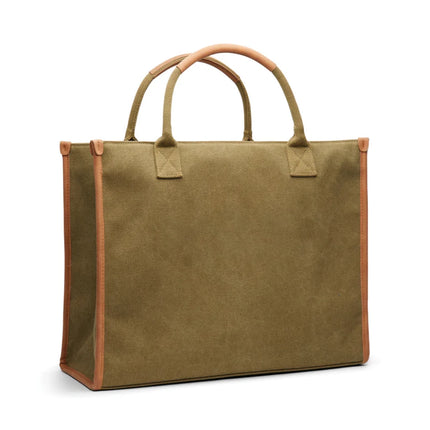Bosler RCS Recycled Canvas Office Tote - hospitality