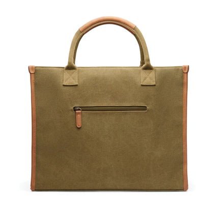Bosler RCS Recycled Canvas Office Tote - hospitality