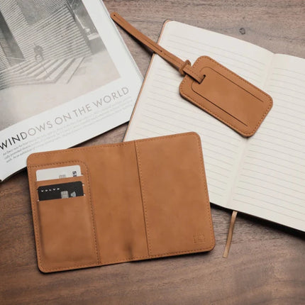 Bosler RCS RFID Passport Cover Calfskin Handstitched - hospitality