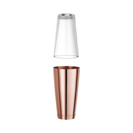 Boston shaker, Bar up, 0,8L, Copper, ø90mm - hospitality