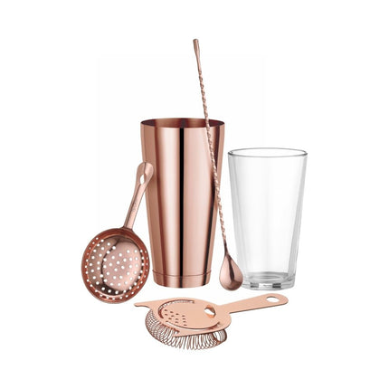 Boston shaker, Bar up, 0,8L, Copper, ø90mm - hospitality