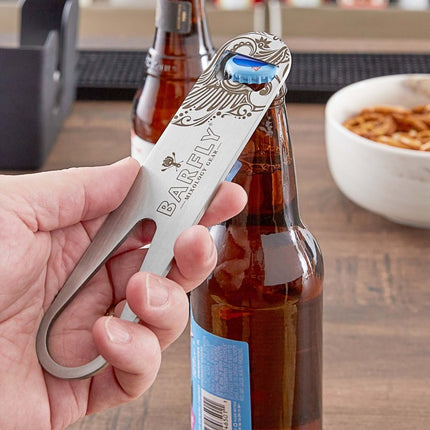 Bottle opener stainless steel - hospitality