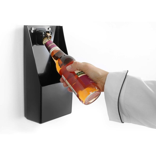 Bottle opener with catcher bin, Bar up, 135x70x(H)295mm - hospitality
