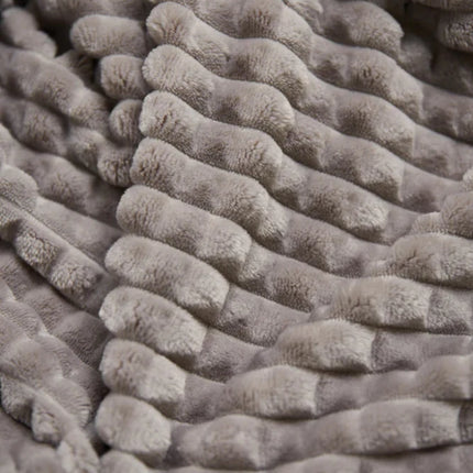 Branso Collection GRS Recycled Polyester Pet Blanket Refined Craftsmanship OEKO TEX Certification - hospitality