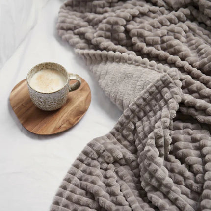 Branso Collection GRS Recycled Polyester Pet Blanket Refined Craftsmanship OEKO TEX Certification - hospitality