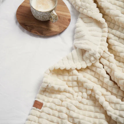 Branso Collection GRS Recycled Polyester Pet Blanket Refined Craftsmanship OEKO TEX Certification - hospitality