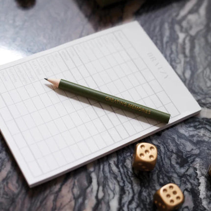Bratzy Collection Yatzy Luxe Set With Golden Dice And Pencil In An Elegantly Crafted Box - hospitality
