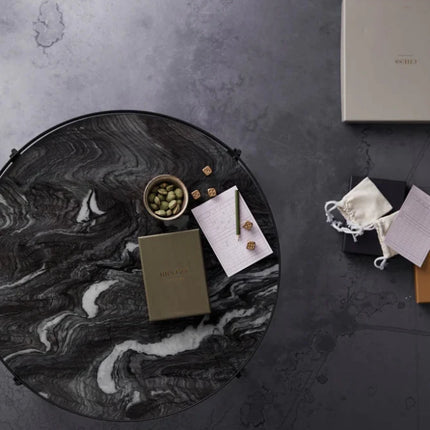 Bratzy Collection Yatzy Luxe Set With Golden Dice And Pencil In An Elegantly Crafted Box - hospitality