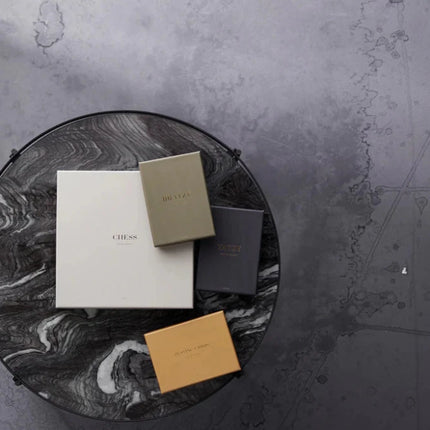 Bratzy Collection Yatzy Luxe Set With Golden Dice And Pencil In An Elegantly Crafted Box - hospitality