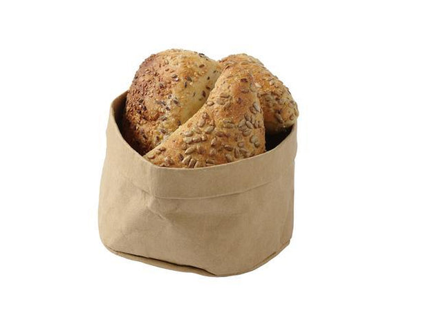 Bread bag / basket, beige, 170x(H)150 mm - hospitality
