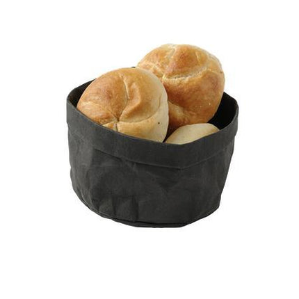 Bread bag / basket, black, 170x(H)150 mm - hospitality