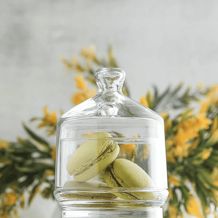 Brighton glass container with cover 285 ml, LAV - hospitality
