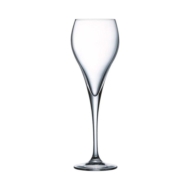Brio Flute Champagne Glass - Modern Design With Ultra Thin Rim And Conical Bowl 160ml - hospitality