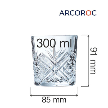 Broadway Lowball Glass - Crystal Look, Durable 300ml Capacity For Elevated Cocktails - hospitality
