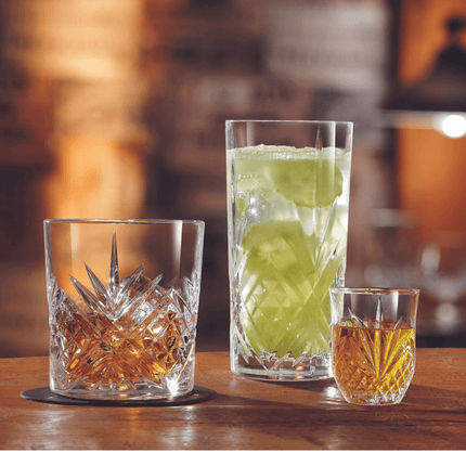 Broadway Shot Glass 50ml - Crystal Look, Durable Carved Design Elevates Every Cocktail - hospitality