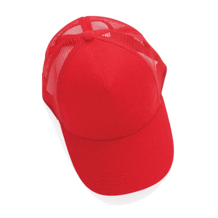 Brushed rcotton 5 panel trucker cap 190gr - hospitality