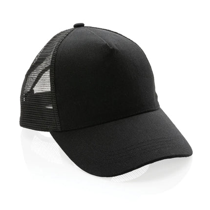 Brushed rcotton 5 panel trucker cap 190gr - hospitality