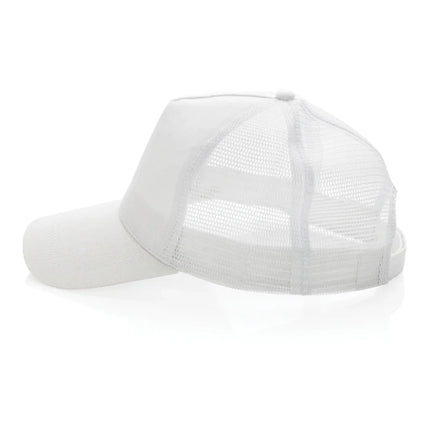 Brushed rcotton 5 panel trucker cap 190gr - hospitality