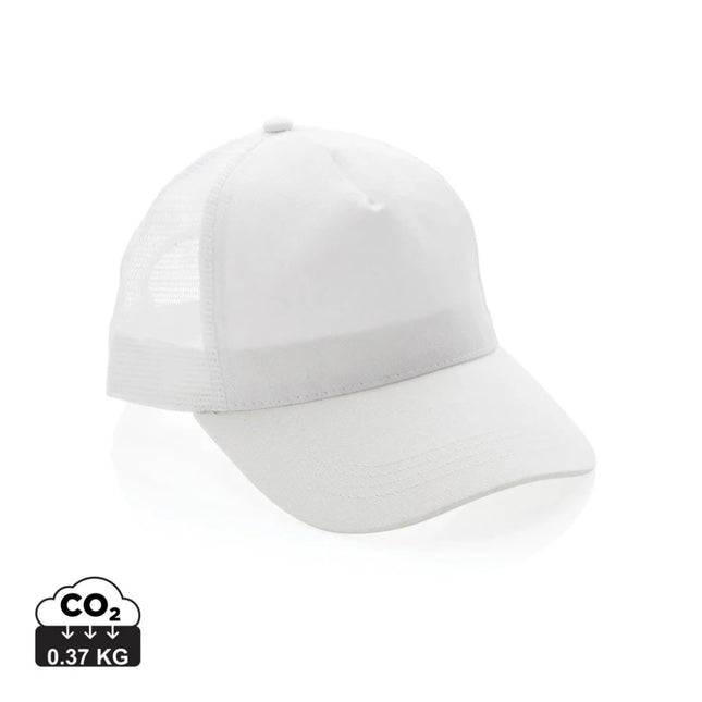 Brushed rcotton 5 panel trucker cap 190gr - hospitality