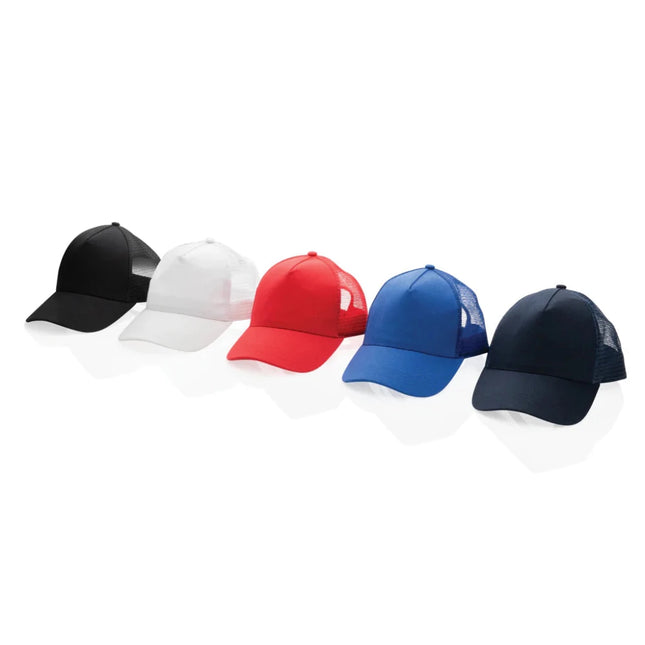 Brushed rcotton 5 panel trucker cap 190gr - hospitality
