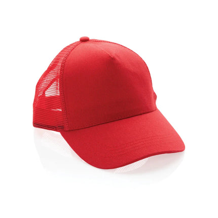 Brushed rcotton 5 panel trucker cap 190gr - hospitality