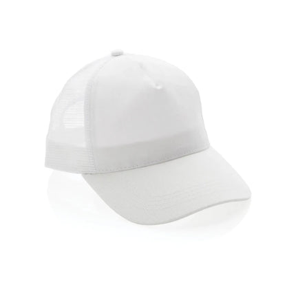 Brushed rcotton 5 panel trucker cap 190gr - hospitality