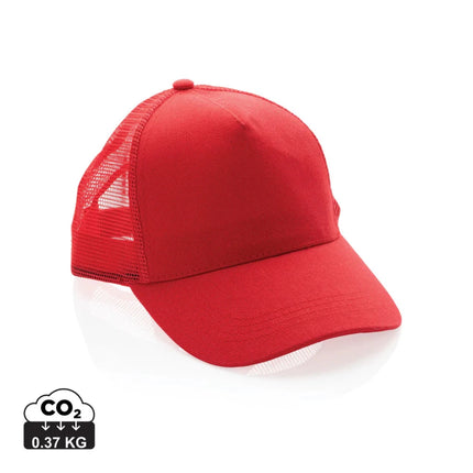 Brushed rcotton 5 panel trucker cap 190gr - hospitality