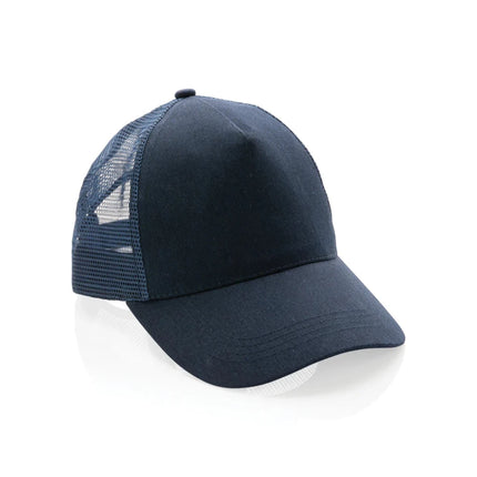 Brushed rcotton 5 panel trucker cap 190gr - hospitality