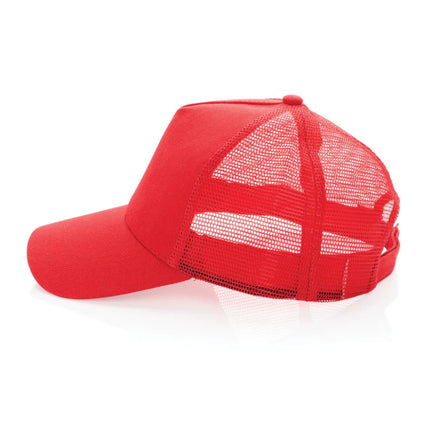 Brushed rcotton 5 panel trucker cap 190gr - hospitality