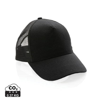 Brushed rcotton 5 panel trucker cap 190gr - hospitality