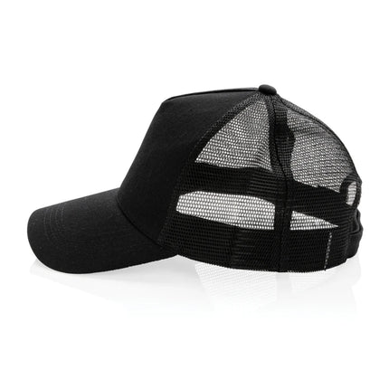 Brushed rcotton 5 panel trucker cap 190gr - hospitality