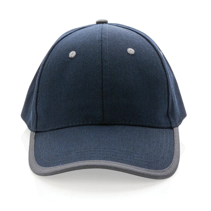 Brushed rcotton 6 panel contrast cap 280gr - hospitality