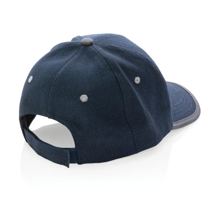 Brushed rcotton 6 panel contrast cap 280gr - hospitality
