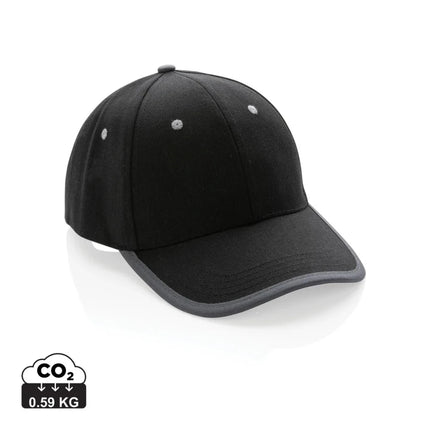 Brushed rcotton 6 panel contrast cap 280gr - hospitality