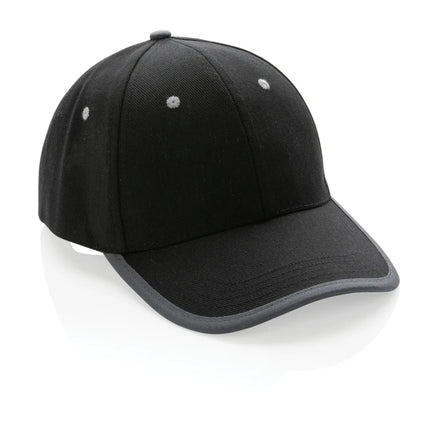 Brushed rcotton 6 panel contrast cap 280gr - hospitality
