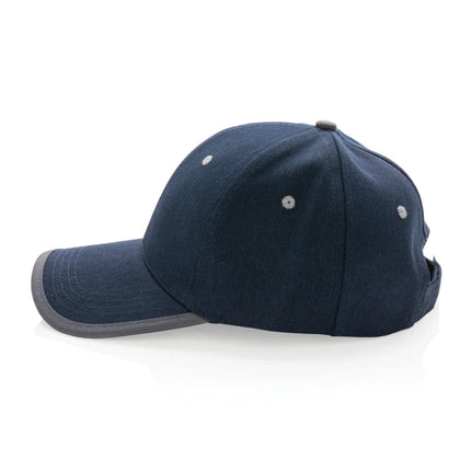 Brushed rcotton 6 panel contrast cap 280gr - hospitality