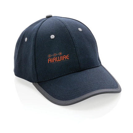 Brushed rcotton 6 panel contrast cap 280gr - hospitality