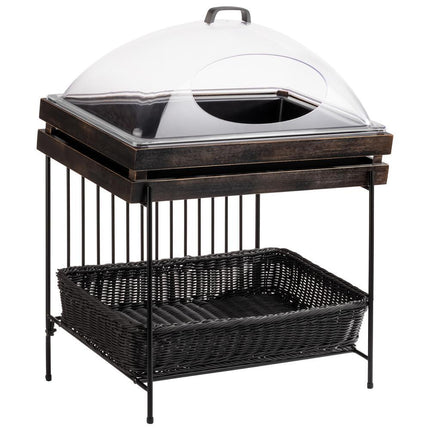 Buffet stand 49 x 38,5 cm, h: 48 cm metal, black - hospitality
