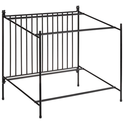 Buffet stand 49 x 38,5 cm, h: 48 cm metal, black - hospitality