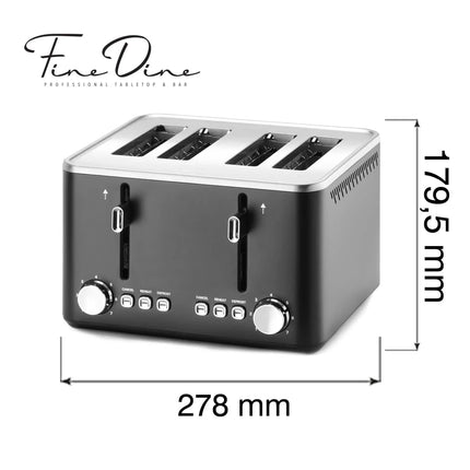 Buffet toaster Rapido – 4-slice, 1750W - hospitality