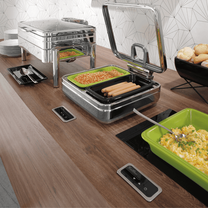 Built-in induction cooker 1000 W, 350x350mm - hospitality
