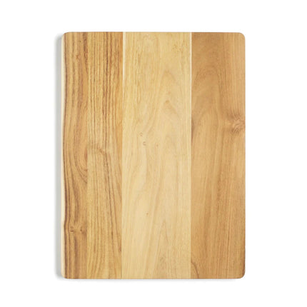 Buscot Collection FSC Teak Handcrafted Utility Cutting Board With Juice Groove And Tablet Stand - hospitality