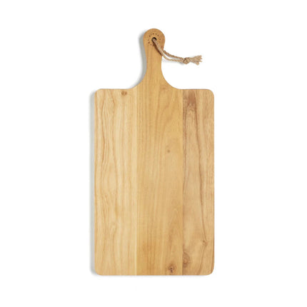 Buscot Collection Handcrafted FSC Teak Rectangular Serving Board for Cutting and Serving - hospitality