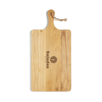 Buscot Collection Handcrafted FSC Teak Rectangular Serving Board for Cutting and Serving - hospitality