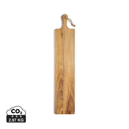 Buscot Collection Long Serving Board in FSC Teak 75 cm Handcrafted Charcuterie Display - hospitality
