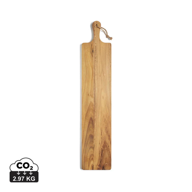 Buscot Collection Long Serving Board in FSC Teak 75 cm Handcrafted Charcuterie Display - hospitality