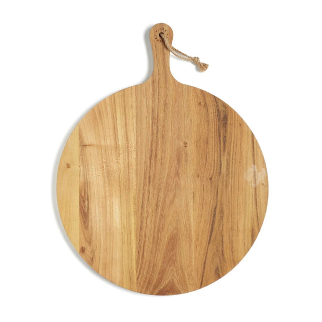 Buscot Collection Teak Round Serving Board FSC Certified - hospitality